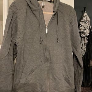 Mens grey hoodie
